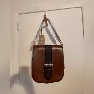 Burberry leather satchel